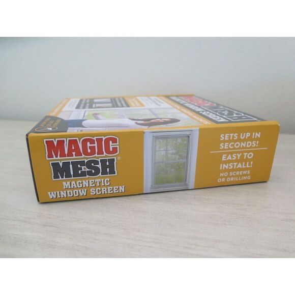 Magic Mesh Magnetic Window Screen - Keeps Bugs Out ! Let's Fresh Air In ! - Picture 4 of 6